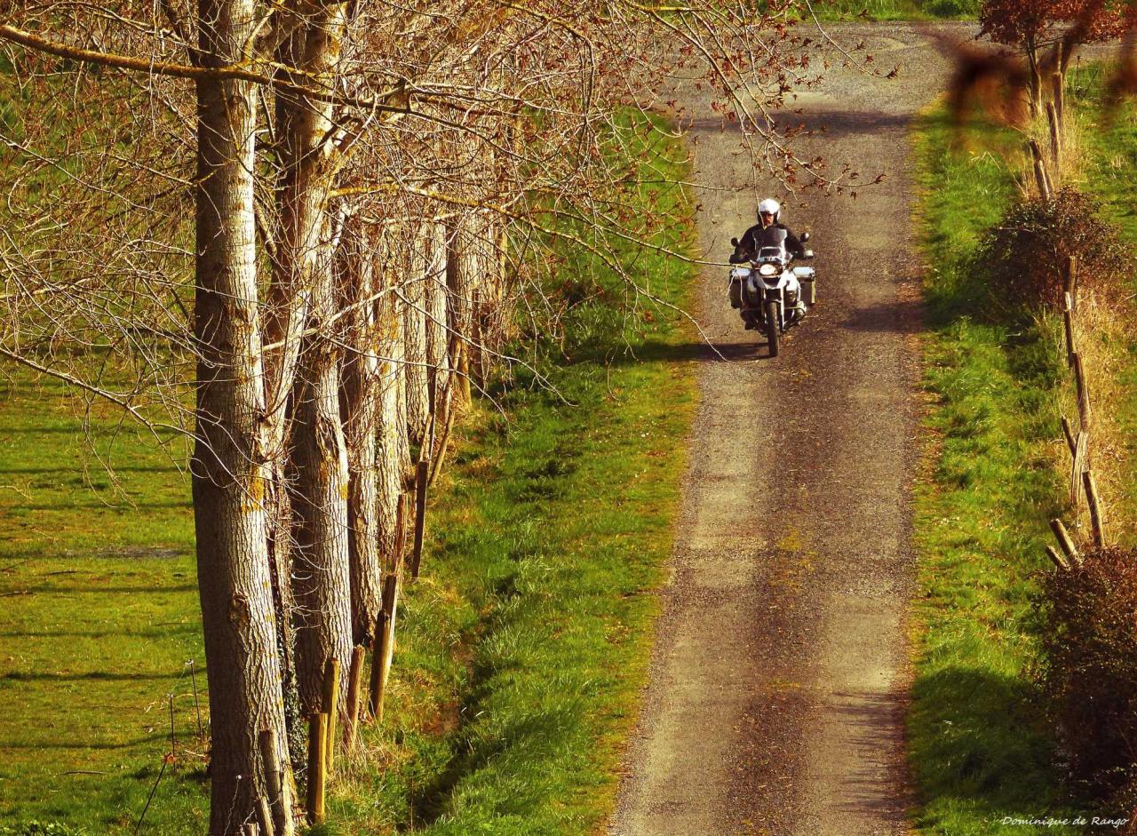 Motard à saint  léonard