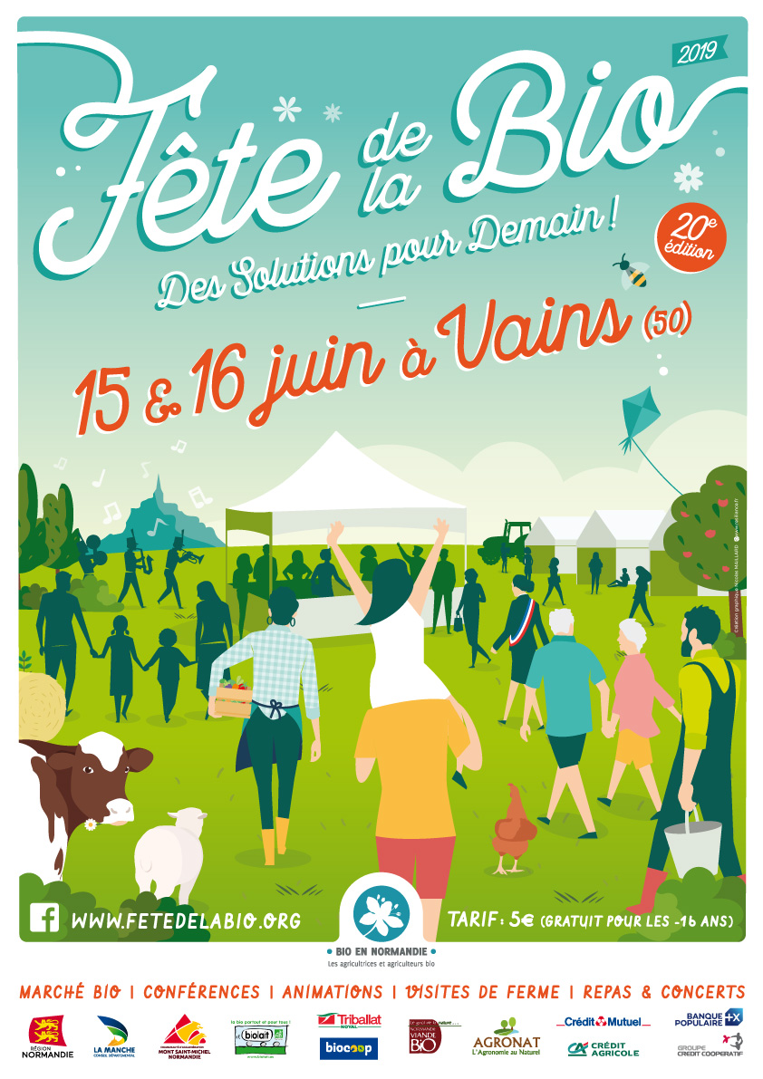 Affiche fete de la bio