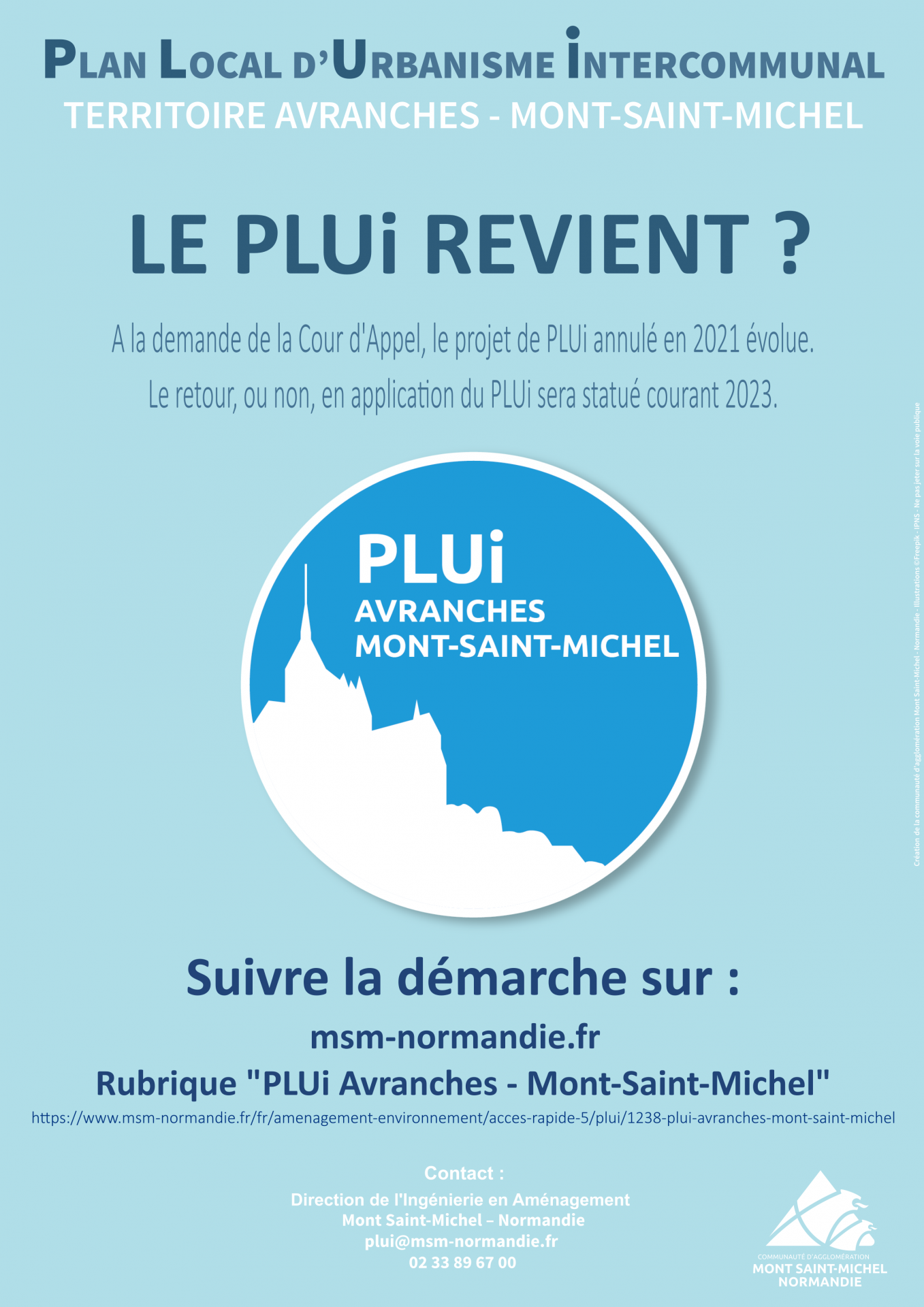 Affiche info regularisation plui amsm
