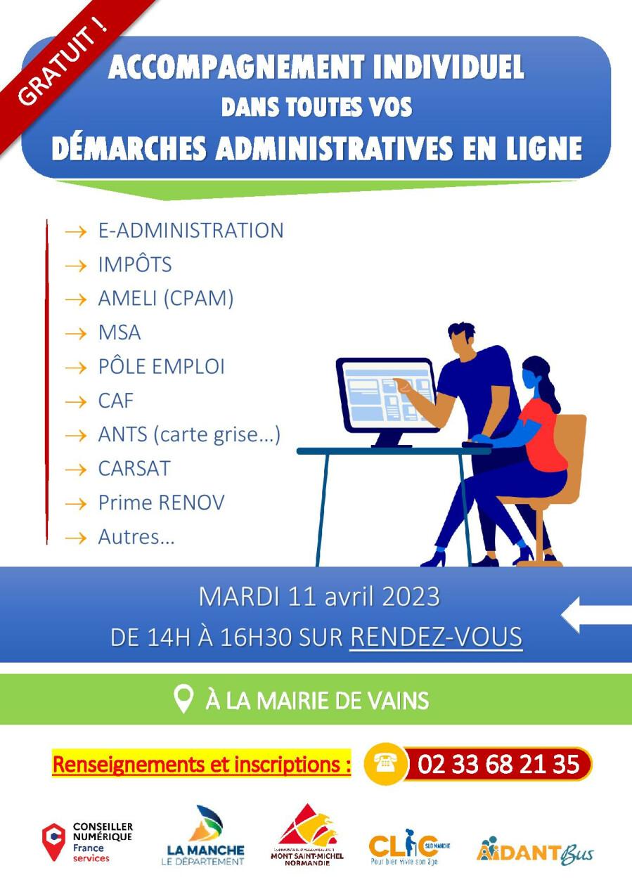 Demarches administratives 11 04 2023