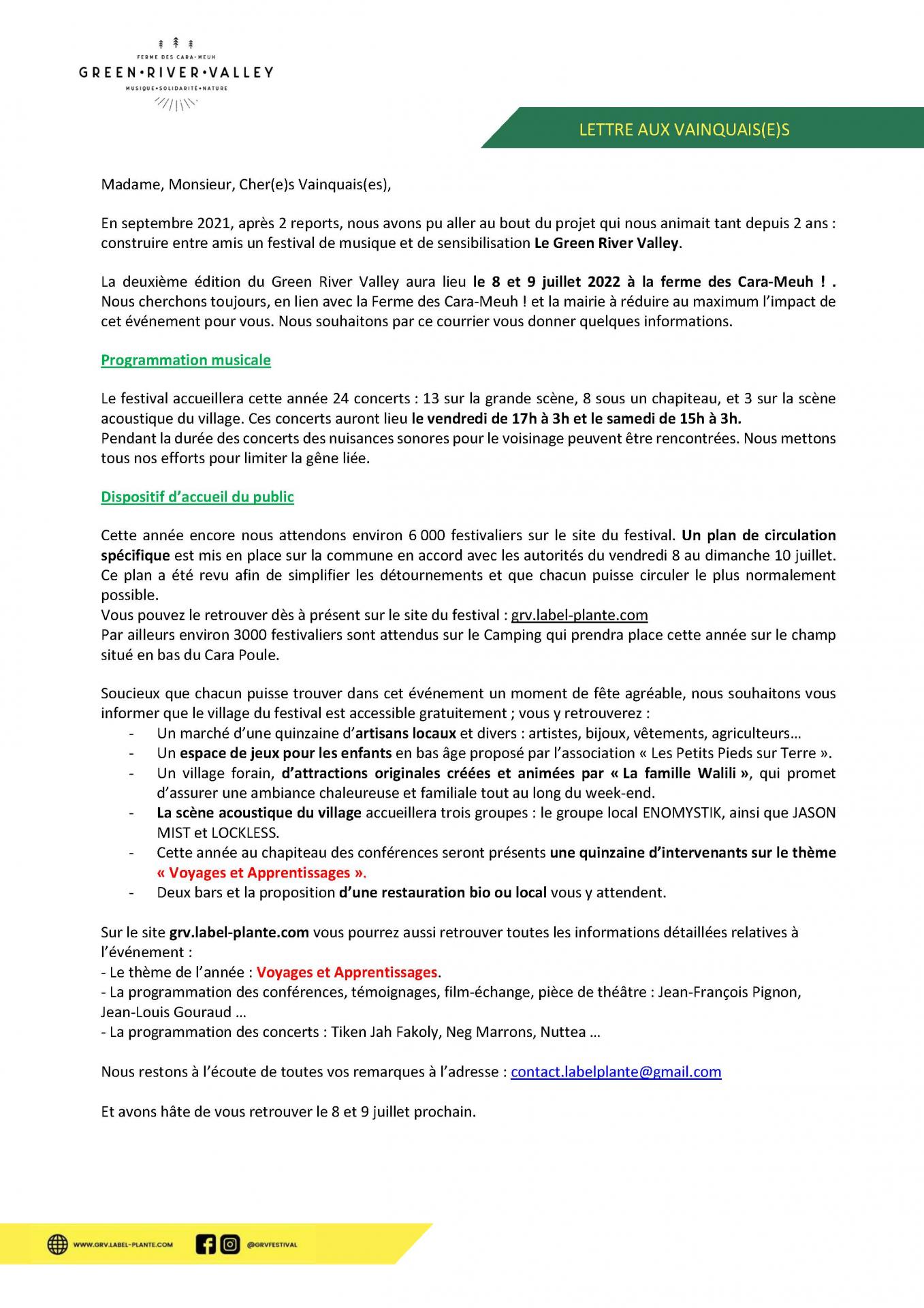 Lettre information vainquais